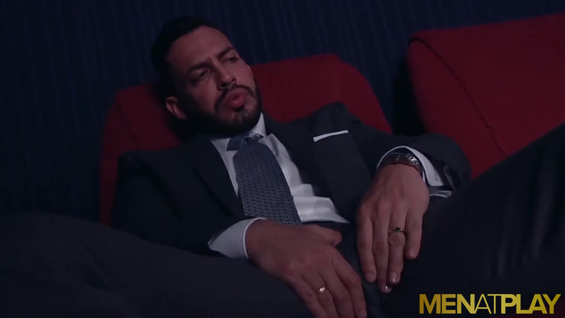 MENATPLAY Latino Viktor Rom Anal Fucks Businessman In Suit