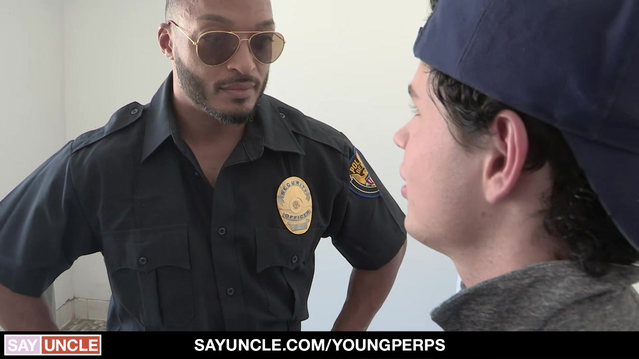 Cute teen 18+ Dylan Hayes Caught Smoking And Fucked By The Black Officer