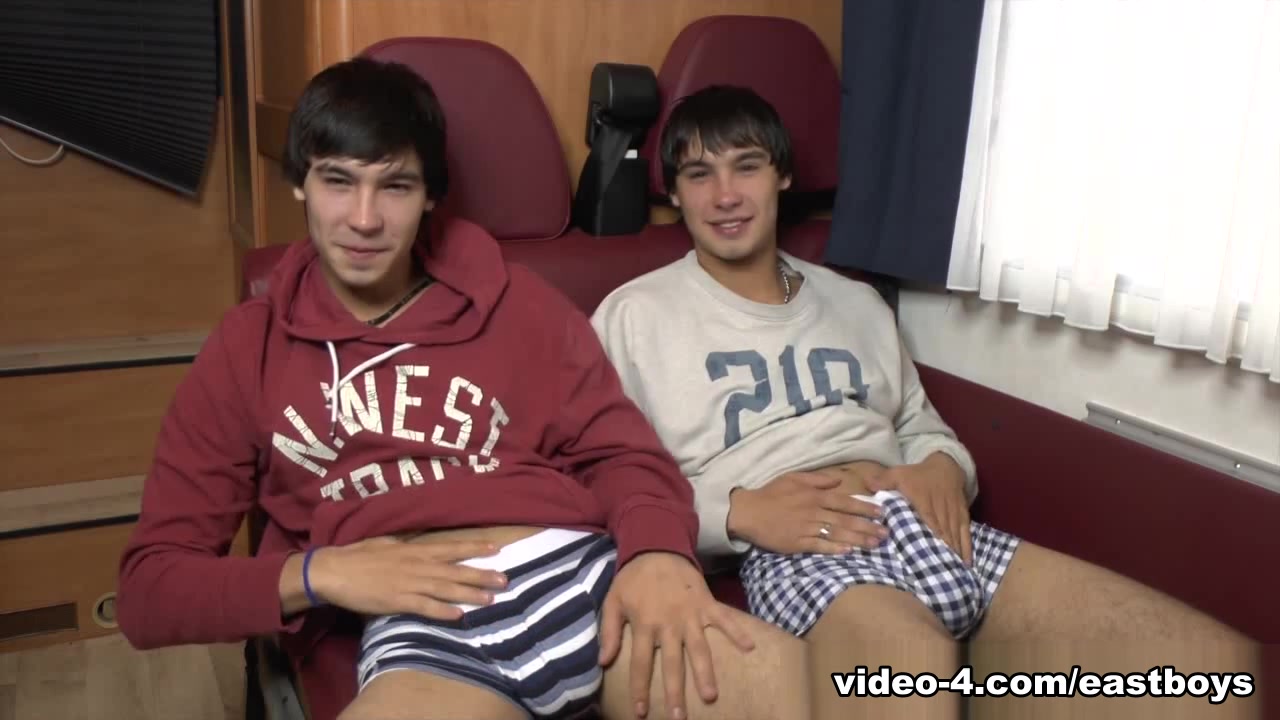 Crazy Aston Fake twins - Double Cum - EastBoys
