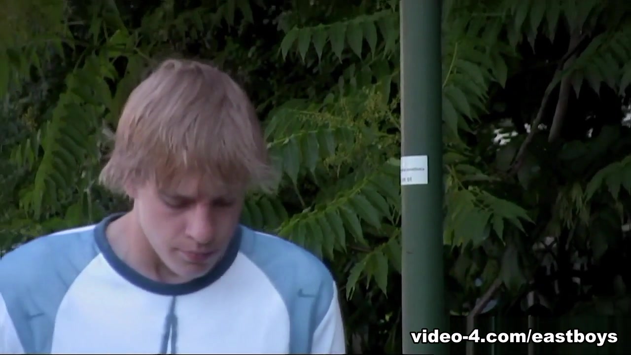 Cute Blond Twink - Jerking off at Work - EastBoys