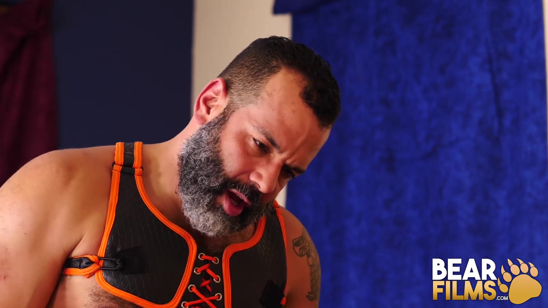 BEARFILMS Masked Cub Young Raw Fucked By Sterling Johnson