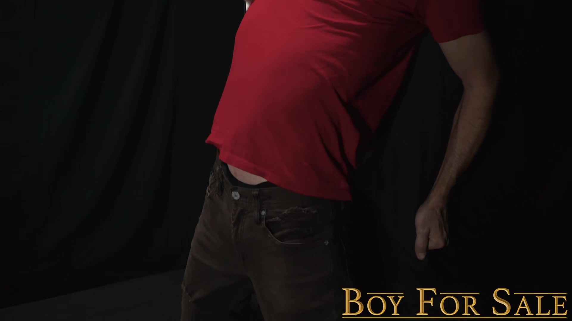 BoyForSale Twink fondled and fucked with toy by older man
