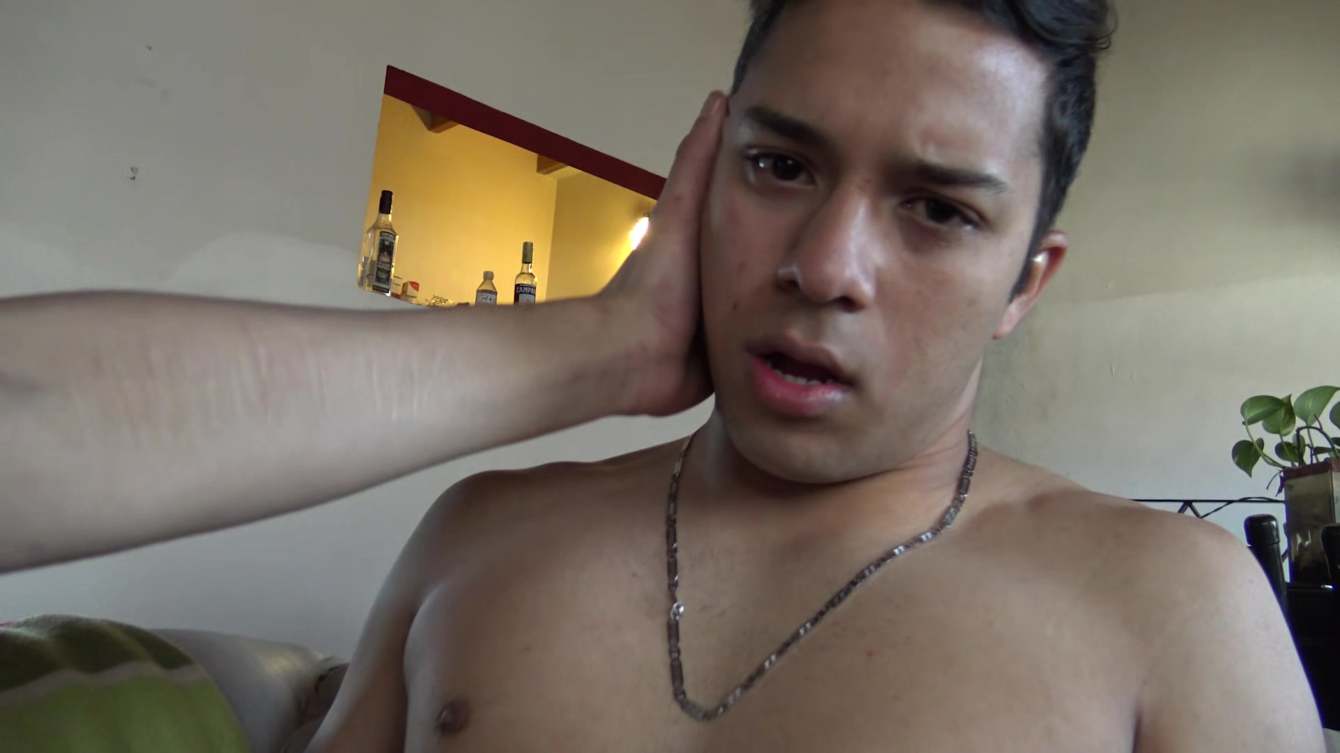 Hot Latin Boy Delivers A Creamy Blowjob For Money