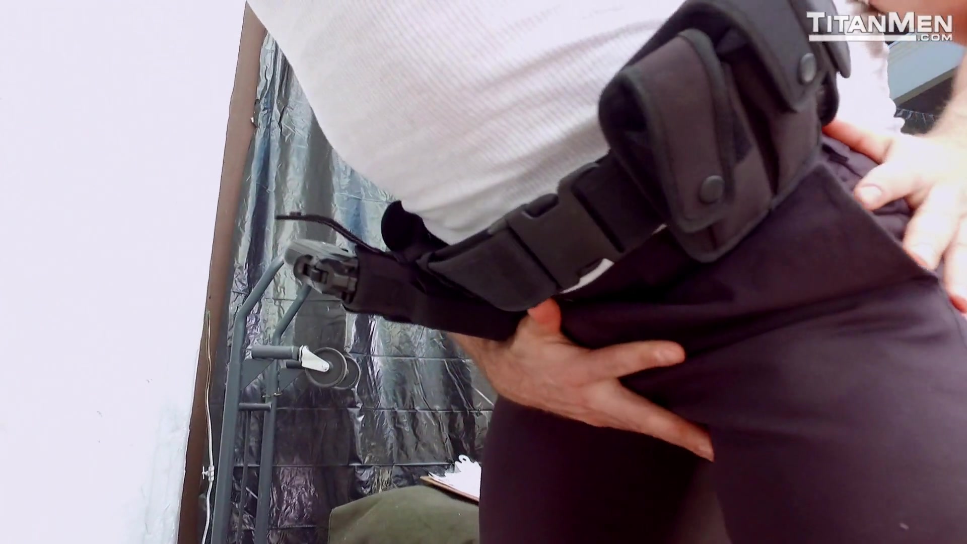 Parole: Officers Bruce Beckham & Eddy Ceetee take frisking to a whole new level!