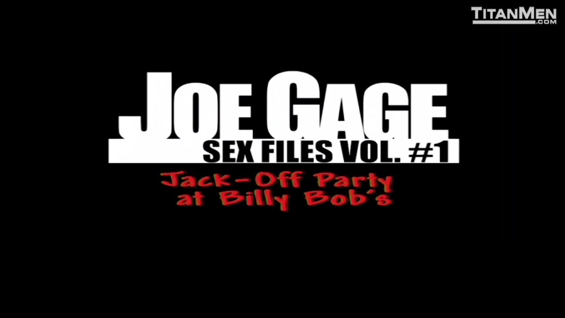 Joe Gage Sex Files 1