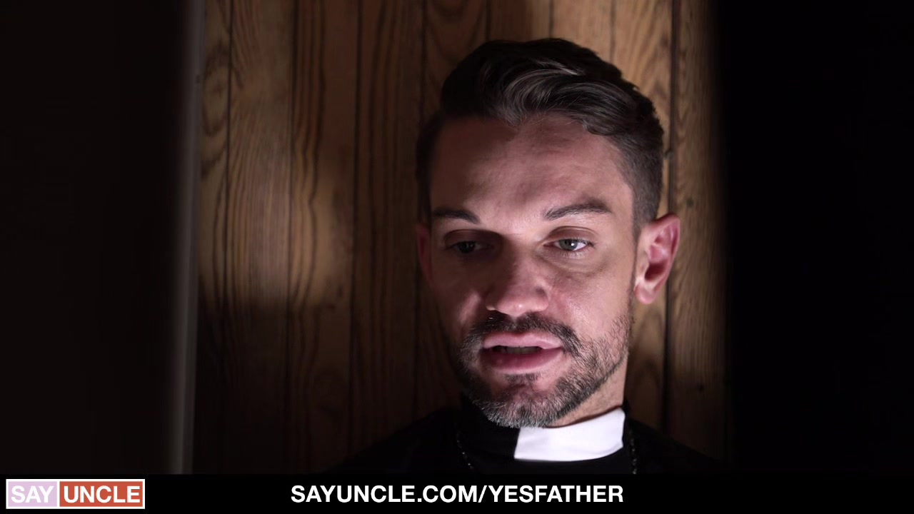 Catholic Boy Edward Terrant Confessing Sins To Priest
