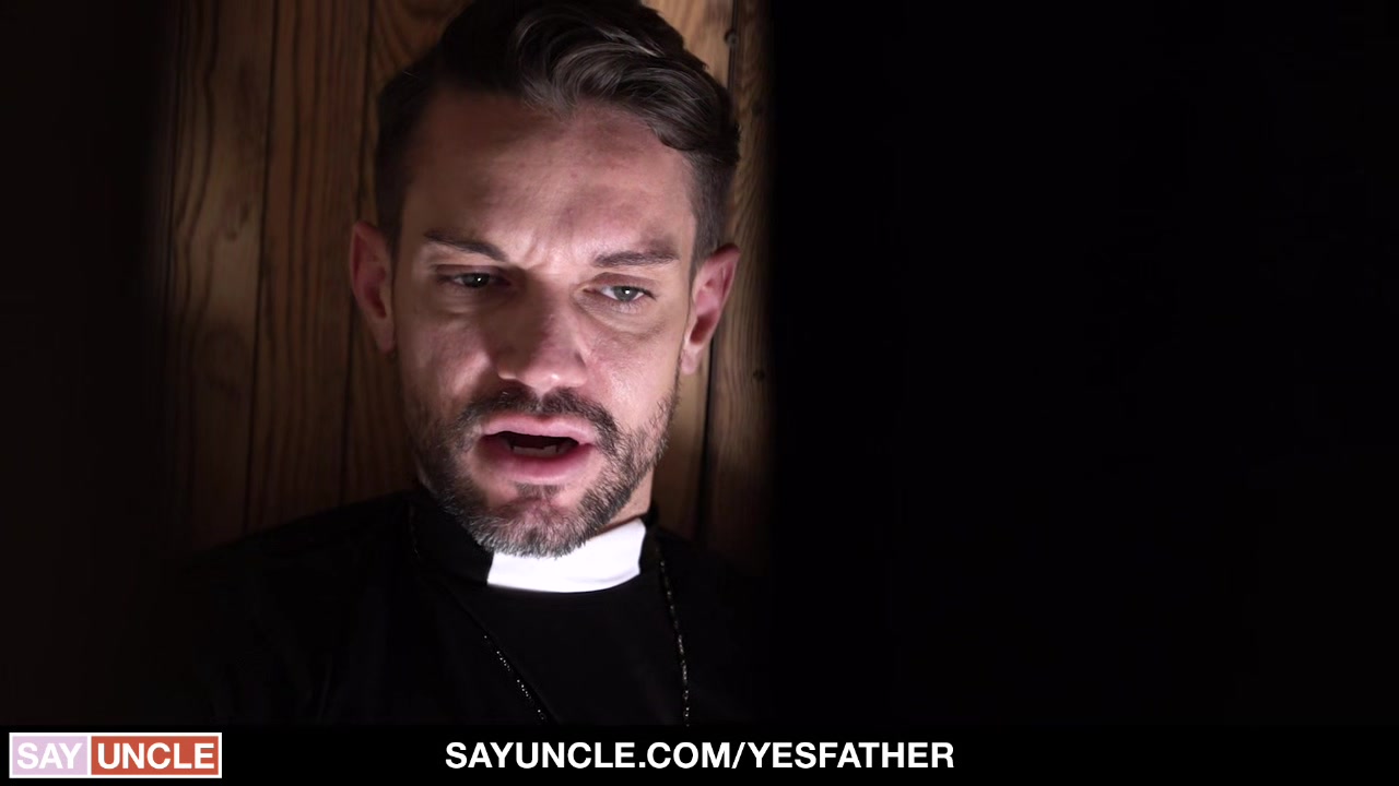 Catholic Boy Edward Terrant Confessing Sins To Priest