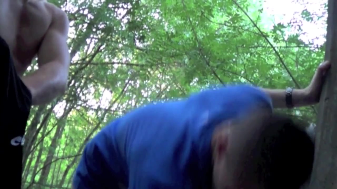 Sexy dude fuck a twink in cruising forest - CrunchBoy