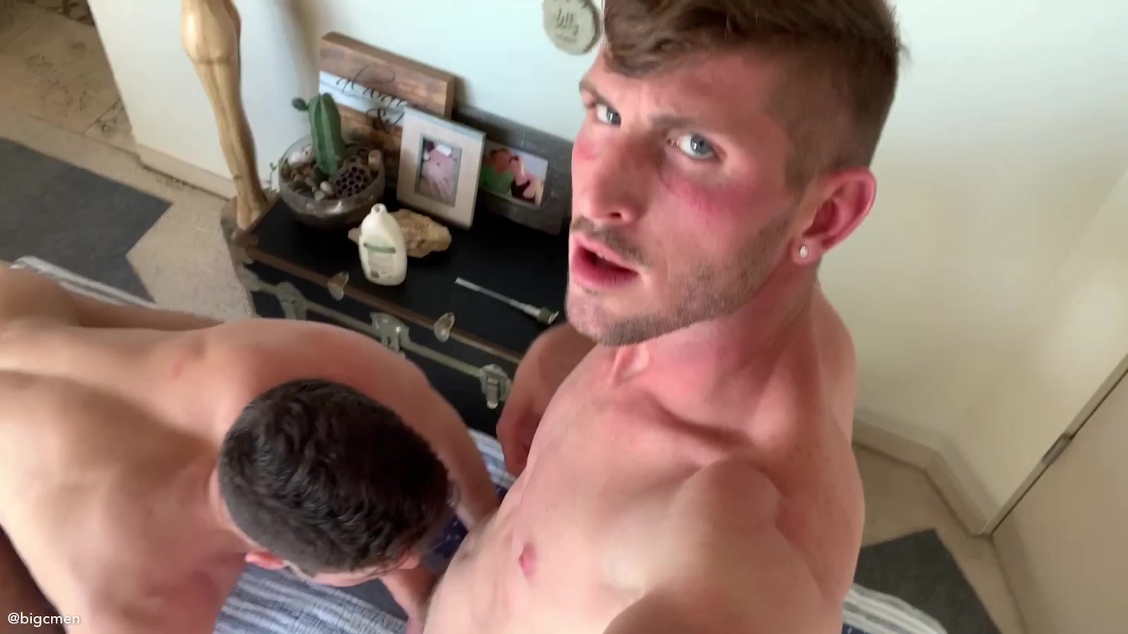 The Big C Men Jared Gives Devin Franco A Massage & Breeds His Pussy While Step daddy Is At Work