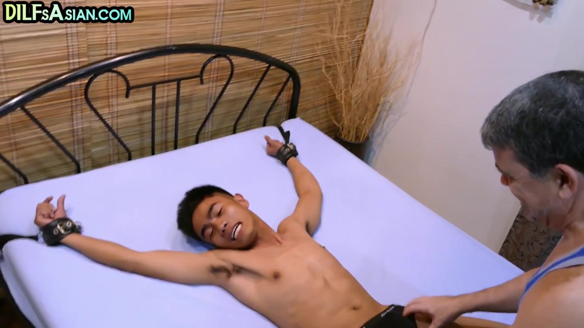 Real twink loving gaydaddy fucks Asian 21yo skinny gayboy
