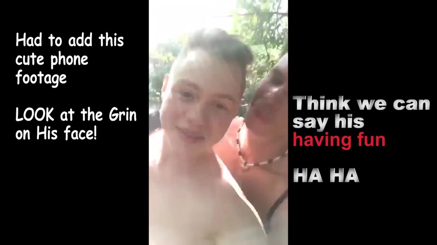 Hung Young Brit Sasha and Friends Outdoors
