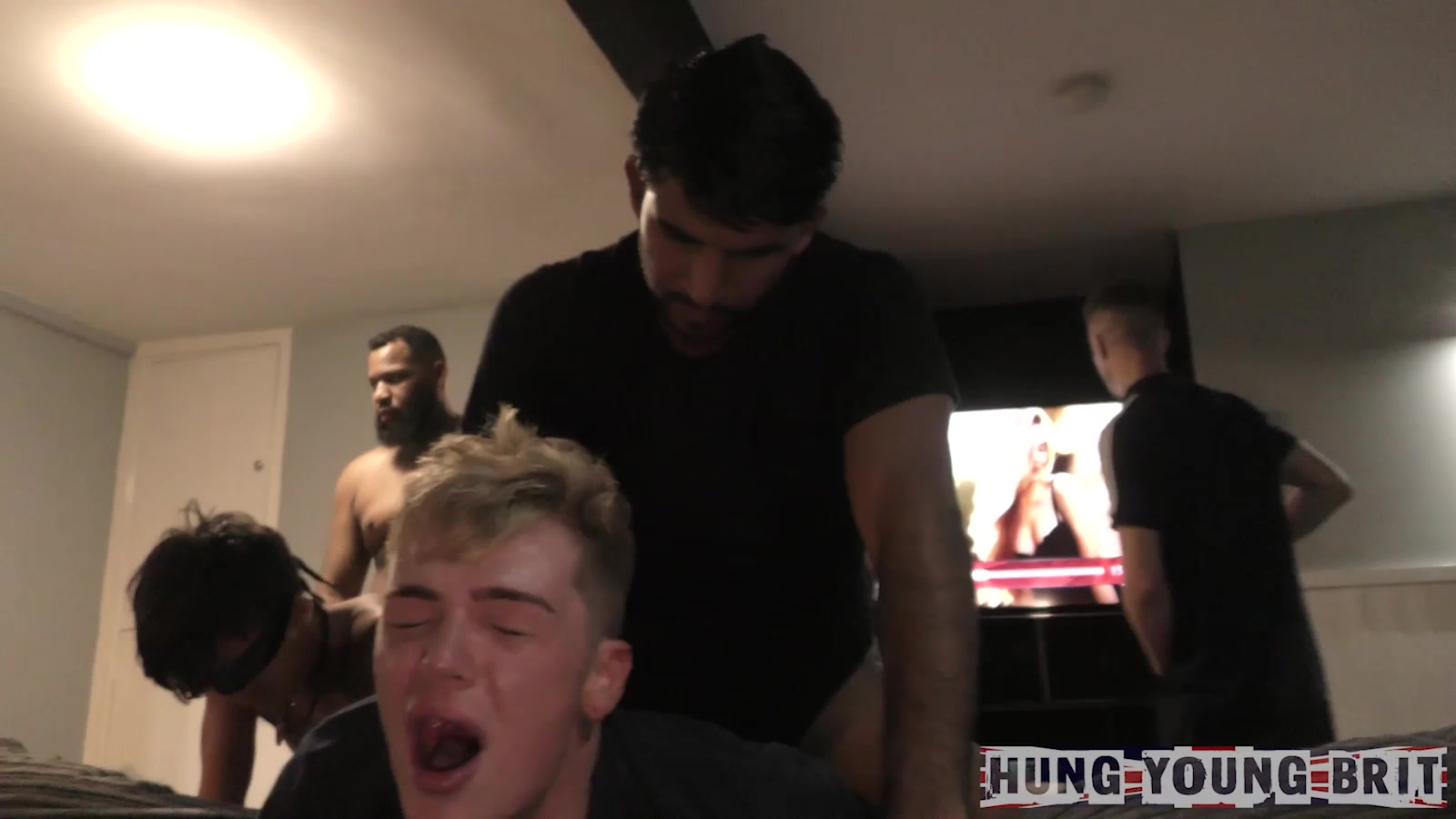 Hung Young Brit Manchester Orgy