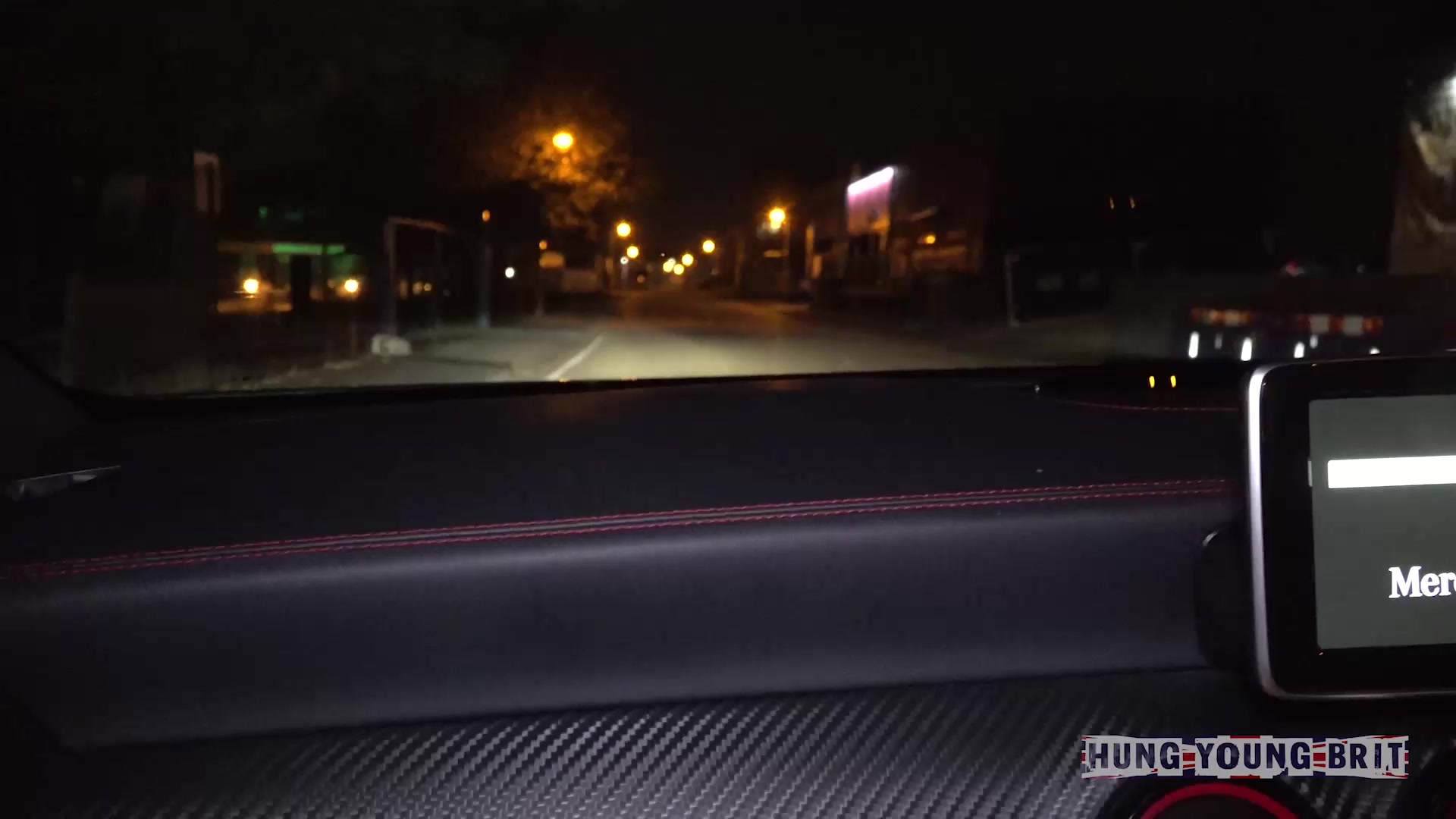 Hung Young Brit Drivingwith Josh