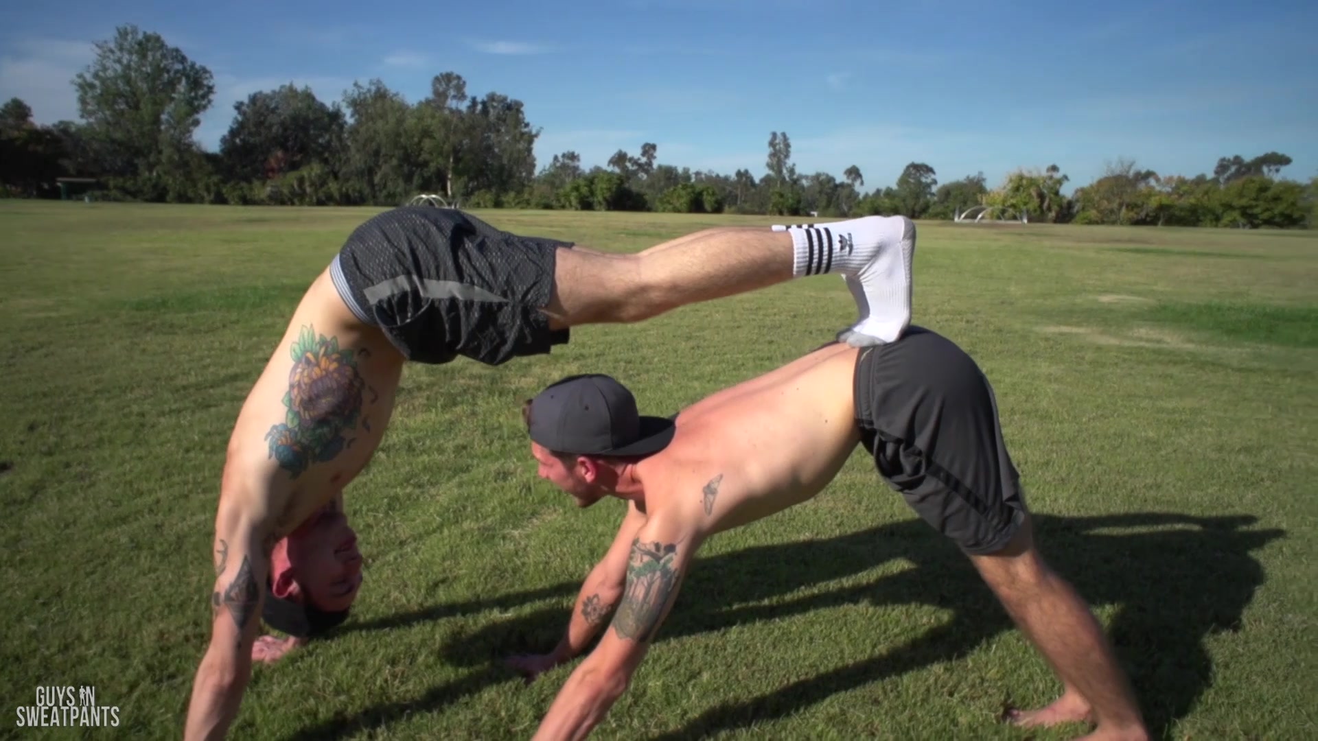 Guys In Sweatpants Ash Cums In Kaden