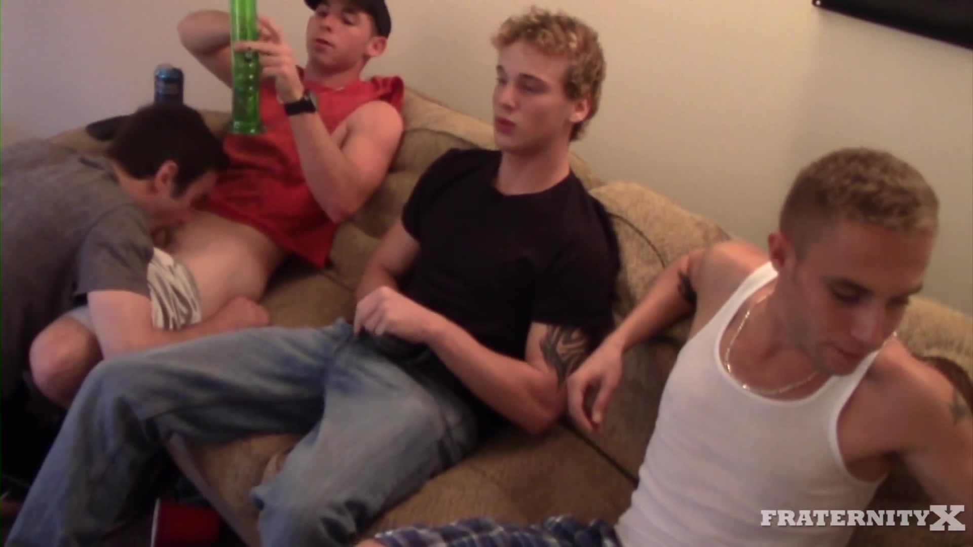 Fraternity X Spit Then Fuck