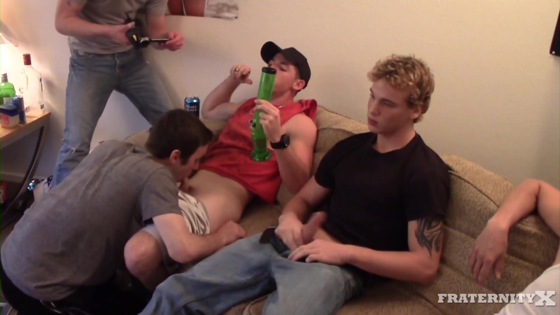 Fraternity X Spit Then Fuck