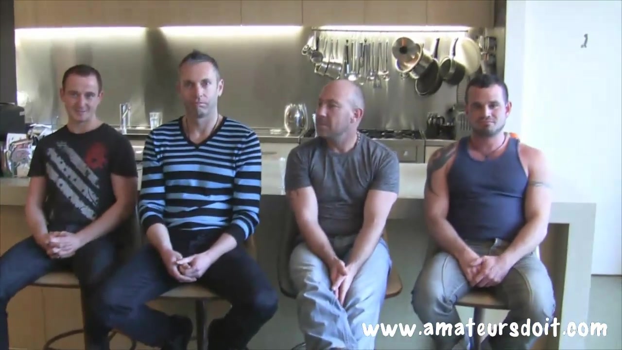 4 Way Blake, Ethan, Greg & Rhys 1 - AmateursDoIt