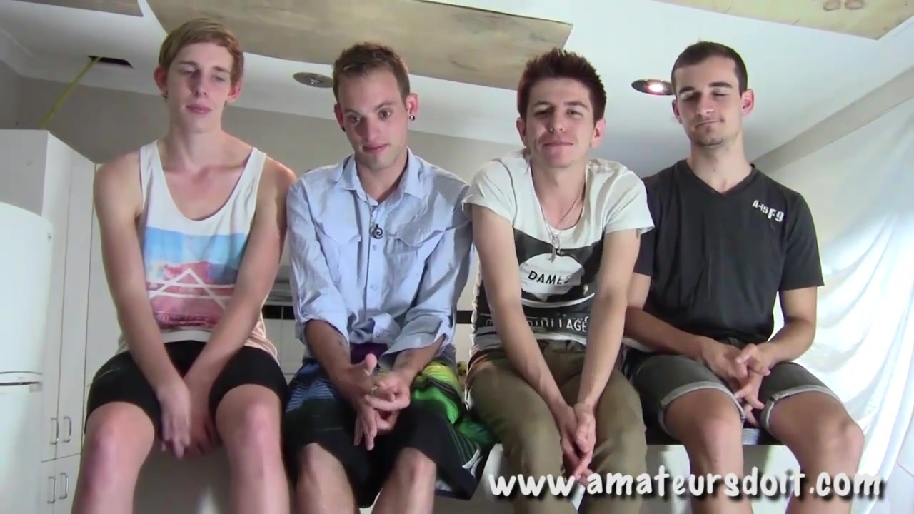 4way Carter, Hunter, Jason & Nic 1 - AmateursDoIt