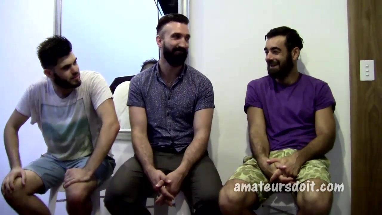 Lucas, Mitch and Batt - 1 - AmateursDoIt