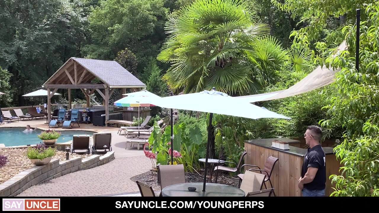 YoungPerps - Hot Guy Fucked By The Guard For Skinny Dipping