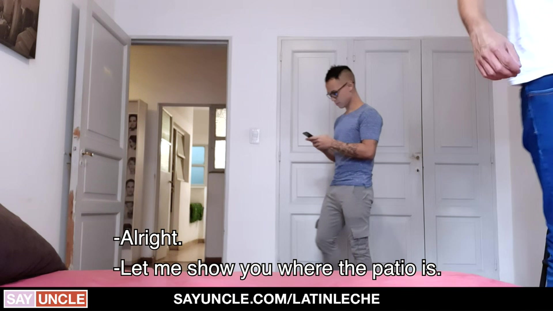 LatinLeche - Stepbrothers Share Internet Maintenance Guy