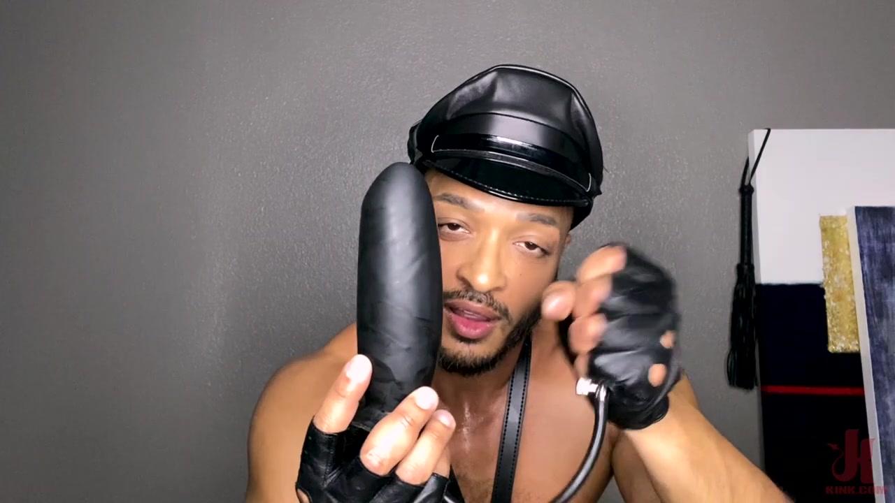 Dillon Diaz: Uses Leather Gloves To Stretch His Hole And Milk His Cock - KinkMen