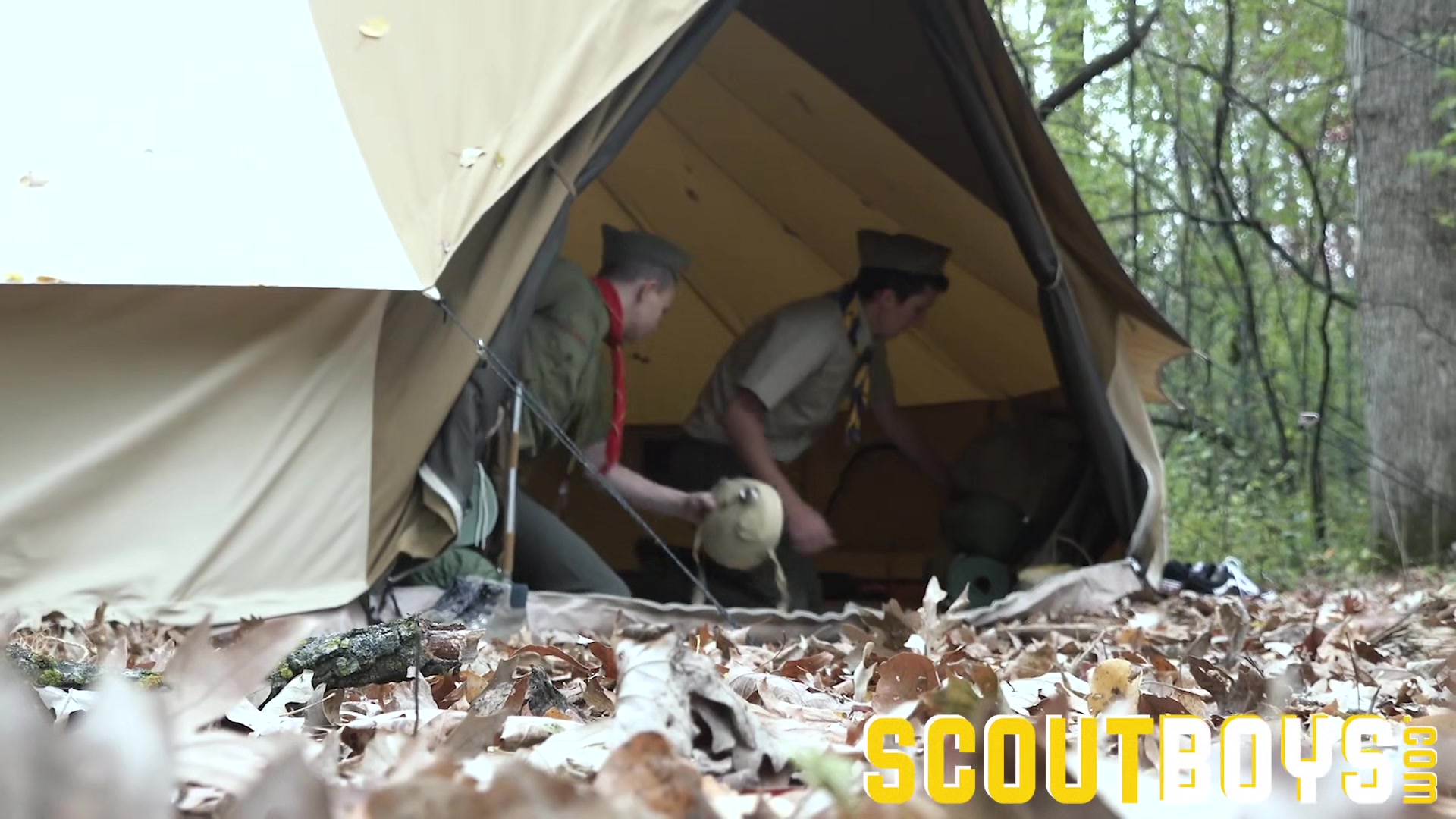 ScoutBoys Young twinks caught by older man then fucked