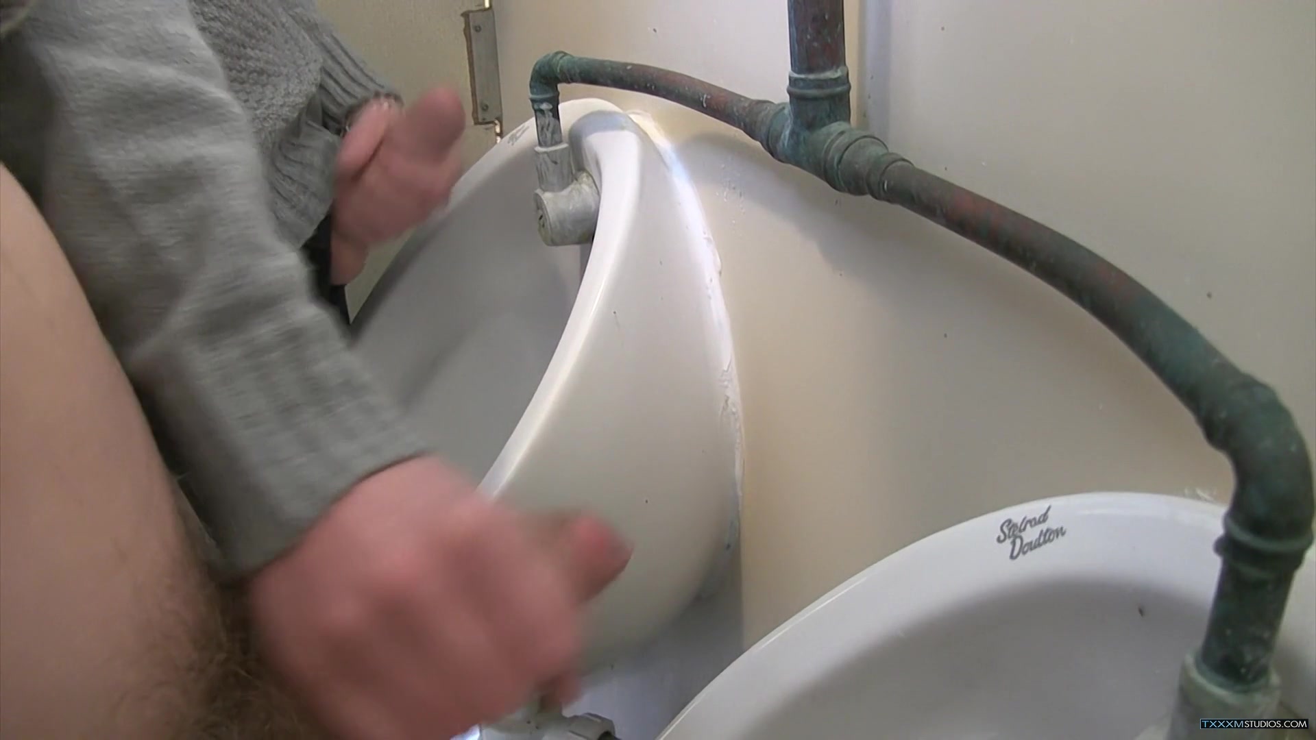 Bareback In The Toilets - Owen Jackson & Aaron Aurora