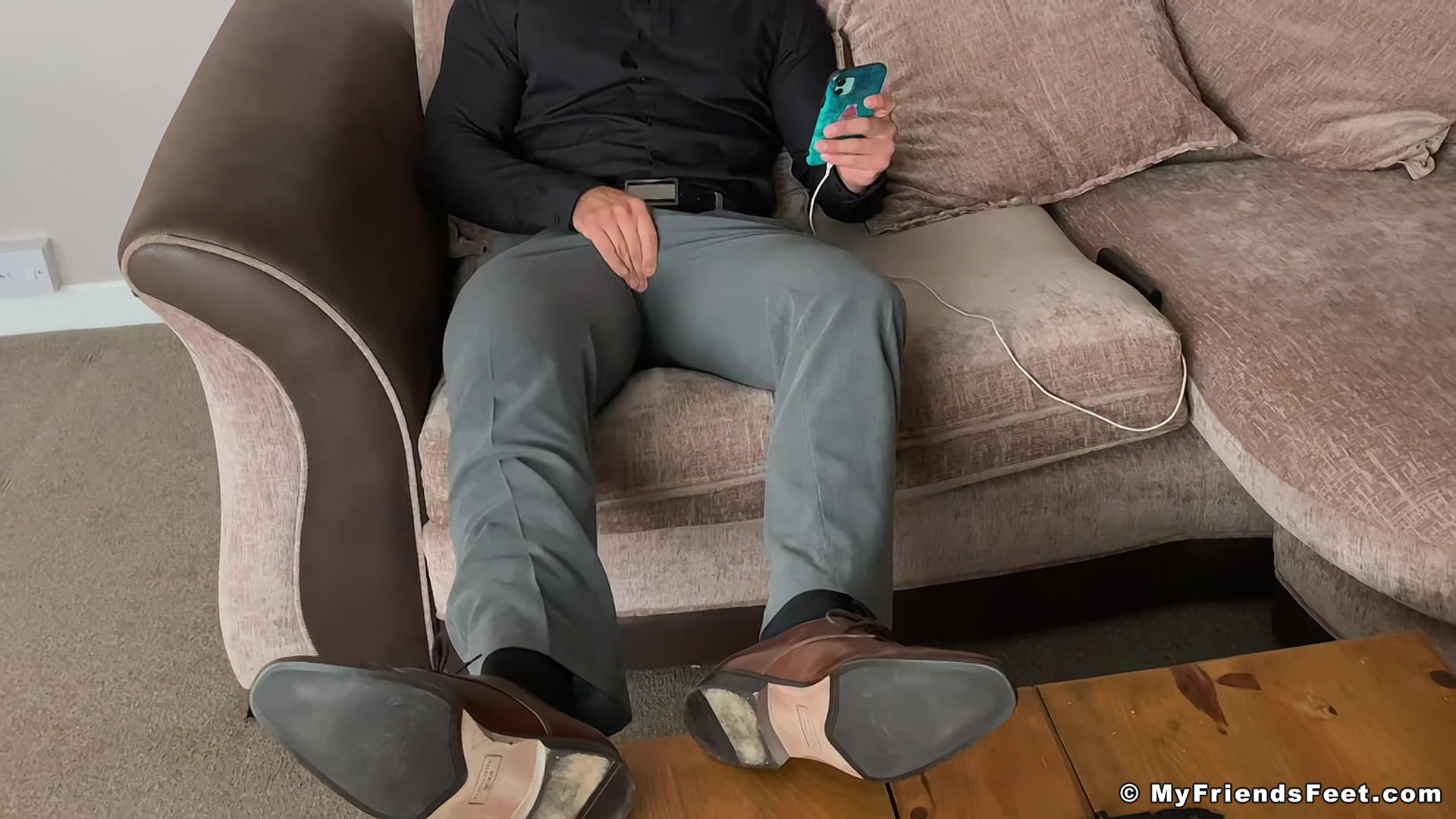Ryan Yule's Barefoot Jackoff - Ryan