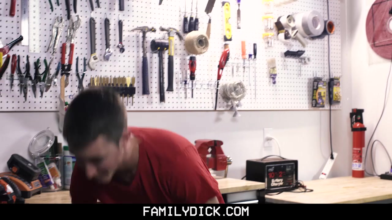 Tough Love For His Little Boy Chp 1: Step dad's Tool Bench - FamilyDick