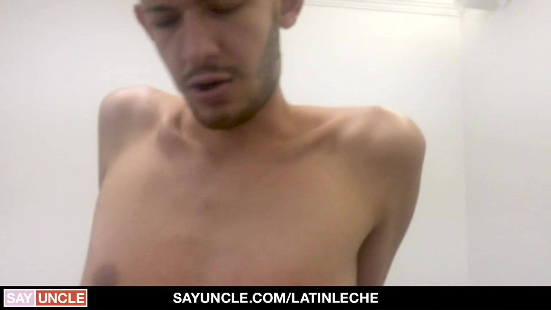 LatinLeche - Tatted Latino Cutie Sucks off Strangers Cock