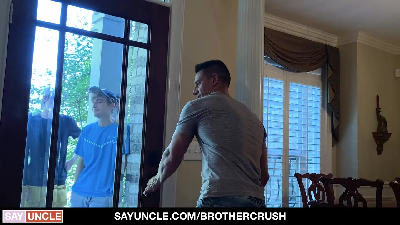 BrotherCrush - Gardener Stepbros Gets Fucked Hard