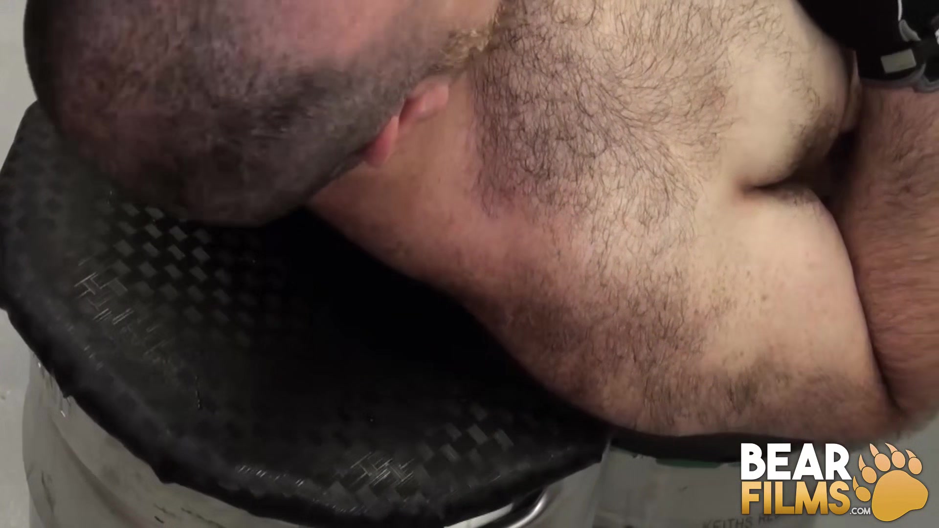 BEARFILMS Buster Nastee Bent Over and Fucked by Big Bear