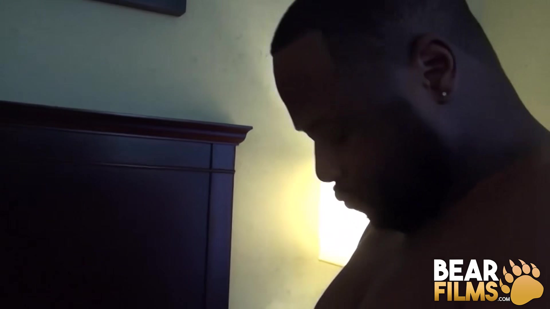 BEARFILMS Slutty Cub Logan Young Fucked by Two Black Bears