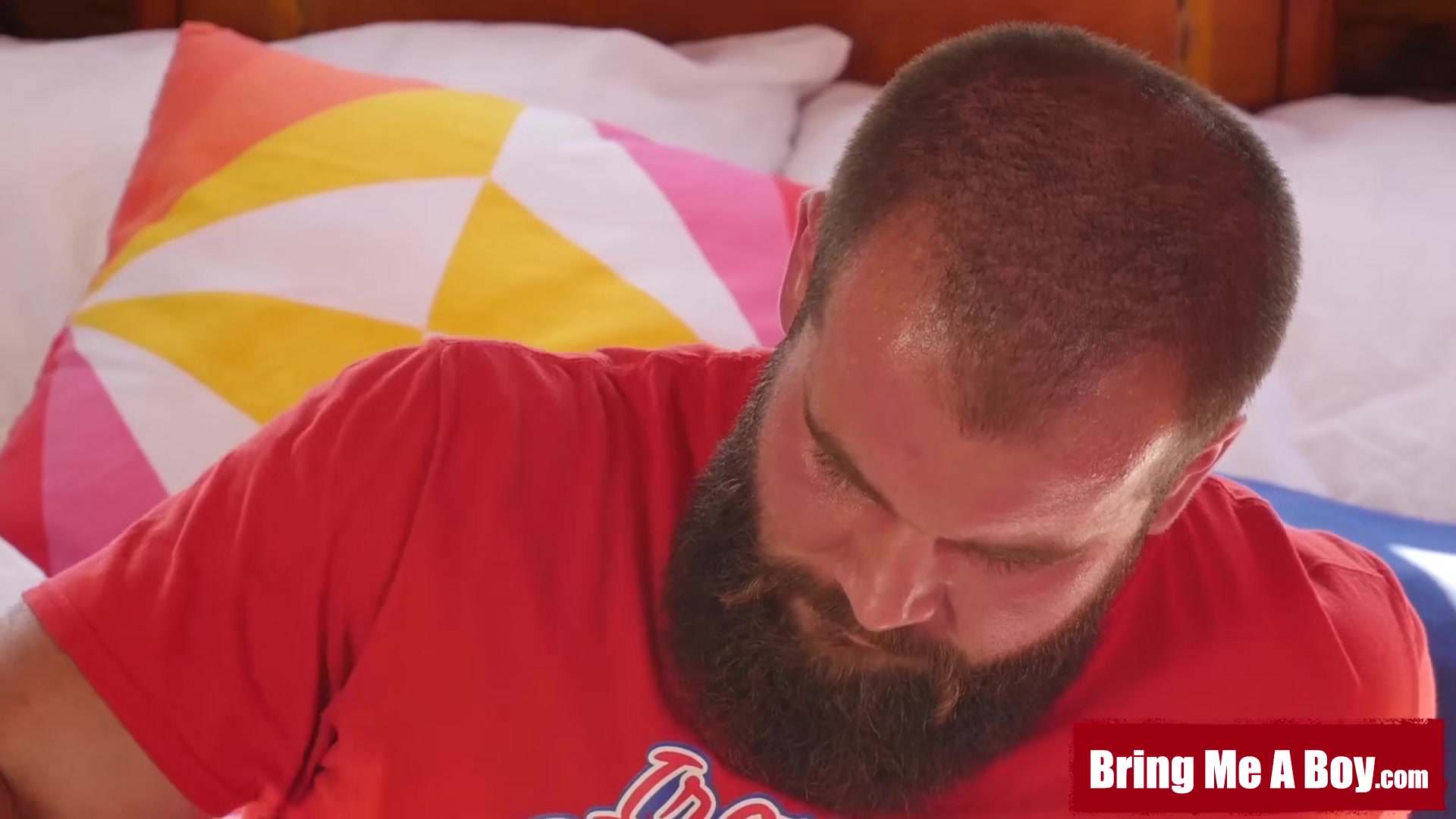 BRINGMEABOY Young Corey Law Seduces Hung Bearded Step daddy