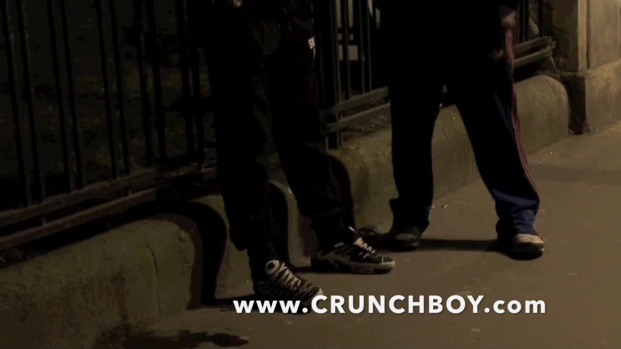 sex in the public subway in paris wit feet and sneakers domination