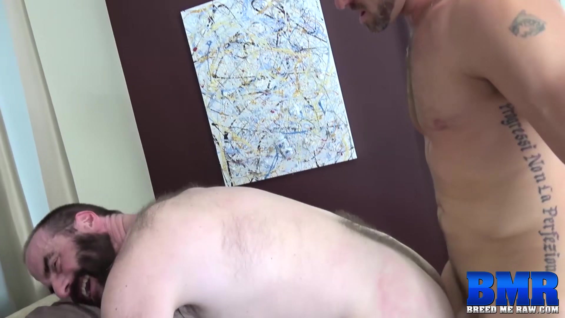 BREEDMERAW Steve Sommers Flip Fucks With Inked Stud After BJ