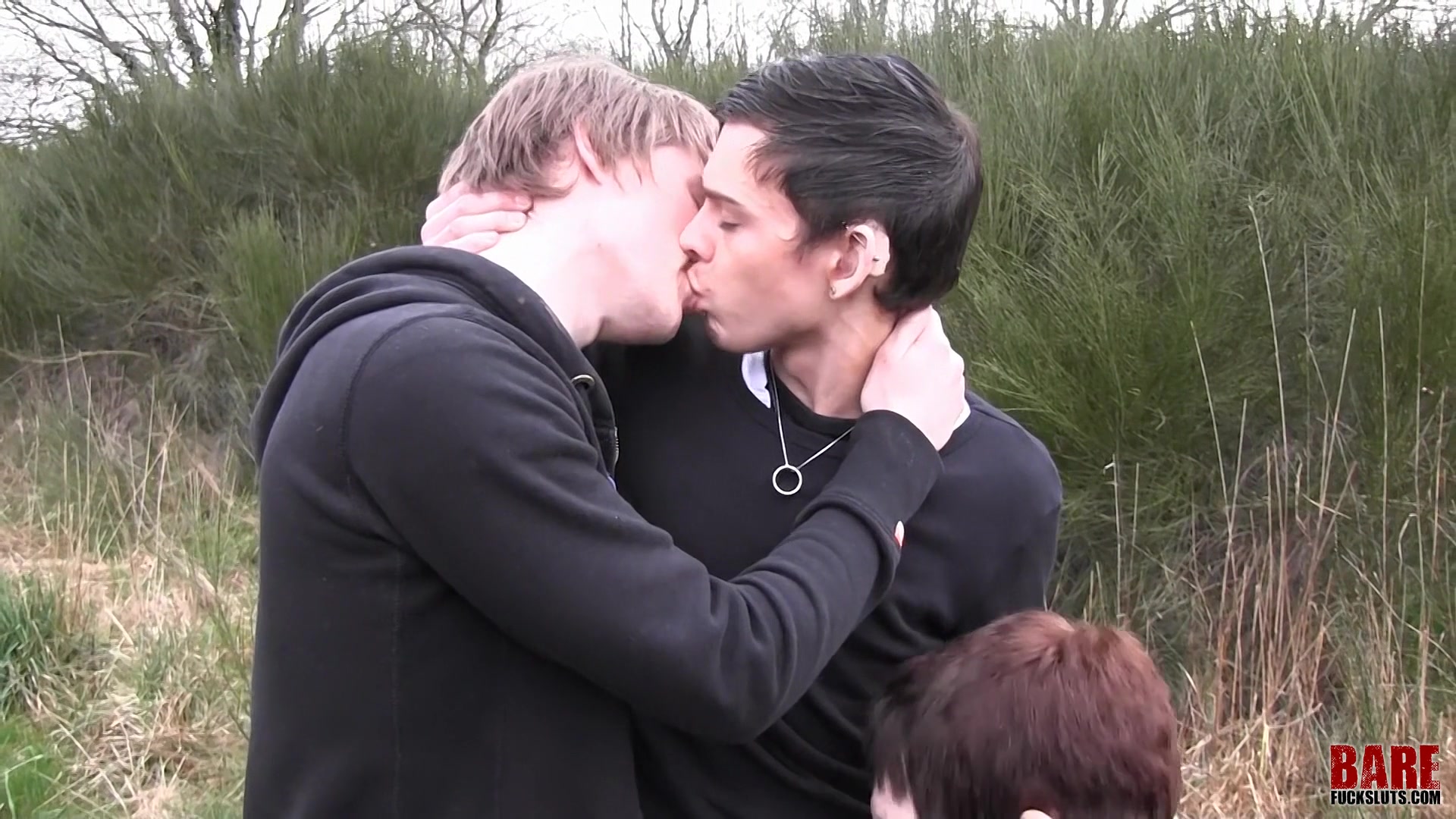 Cruising For A Bareback Threesome - Luke James, Josh Parker & Aaron Aurora