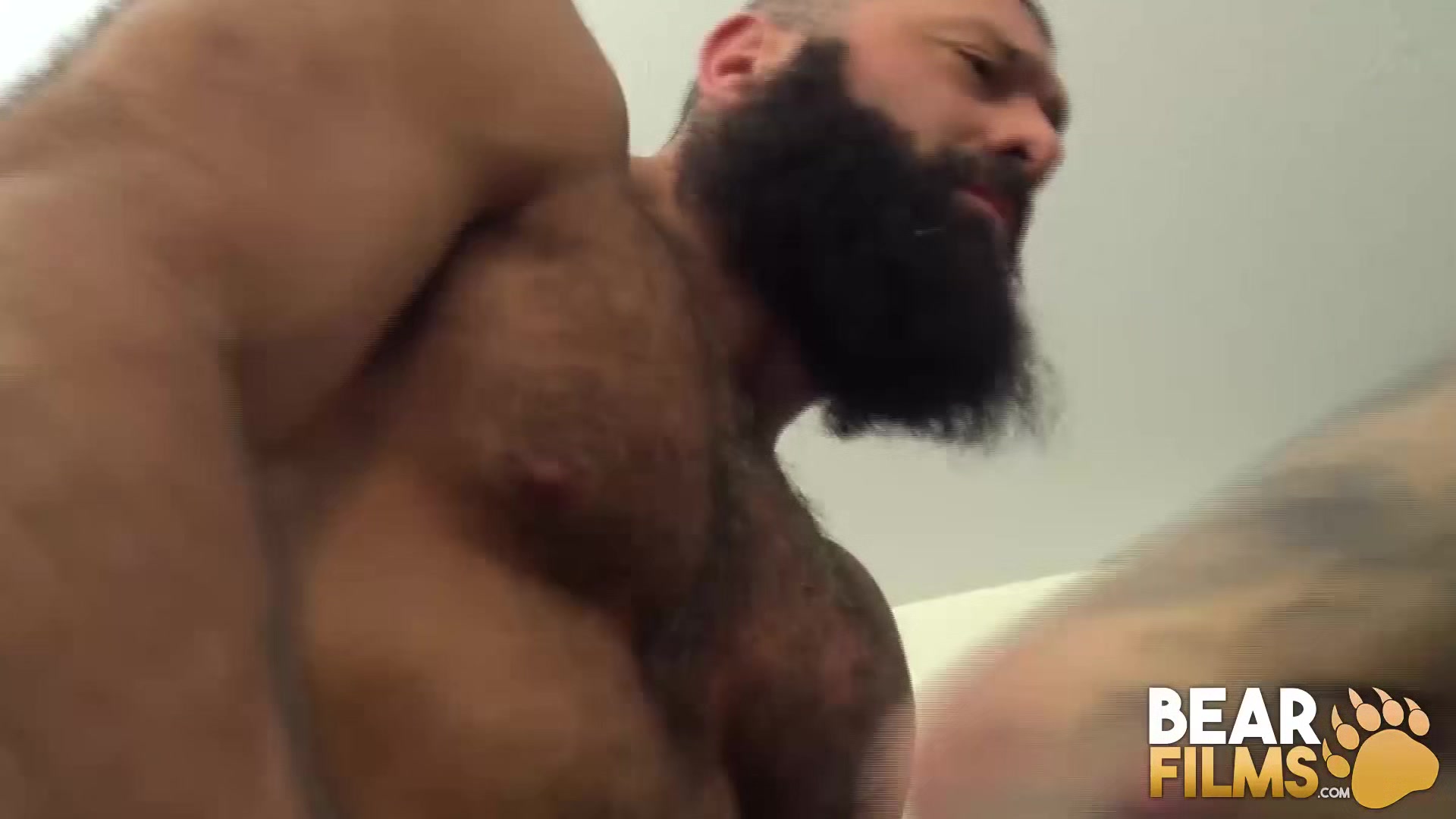 BEARFILMS Latino Bottom Julian Torres Fucked By Hairy Bears