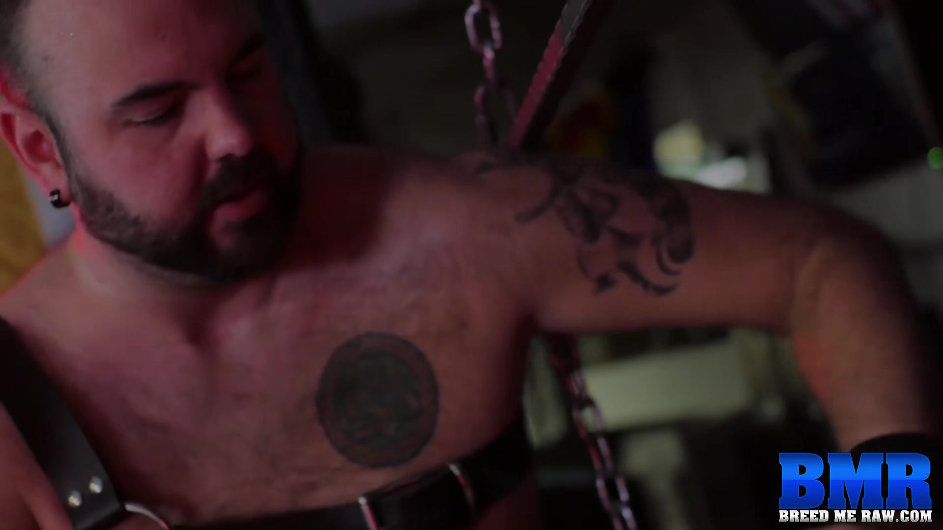 BREEDMERAW Bottom Stud Atlas Grant Chained Before Bareback