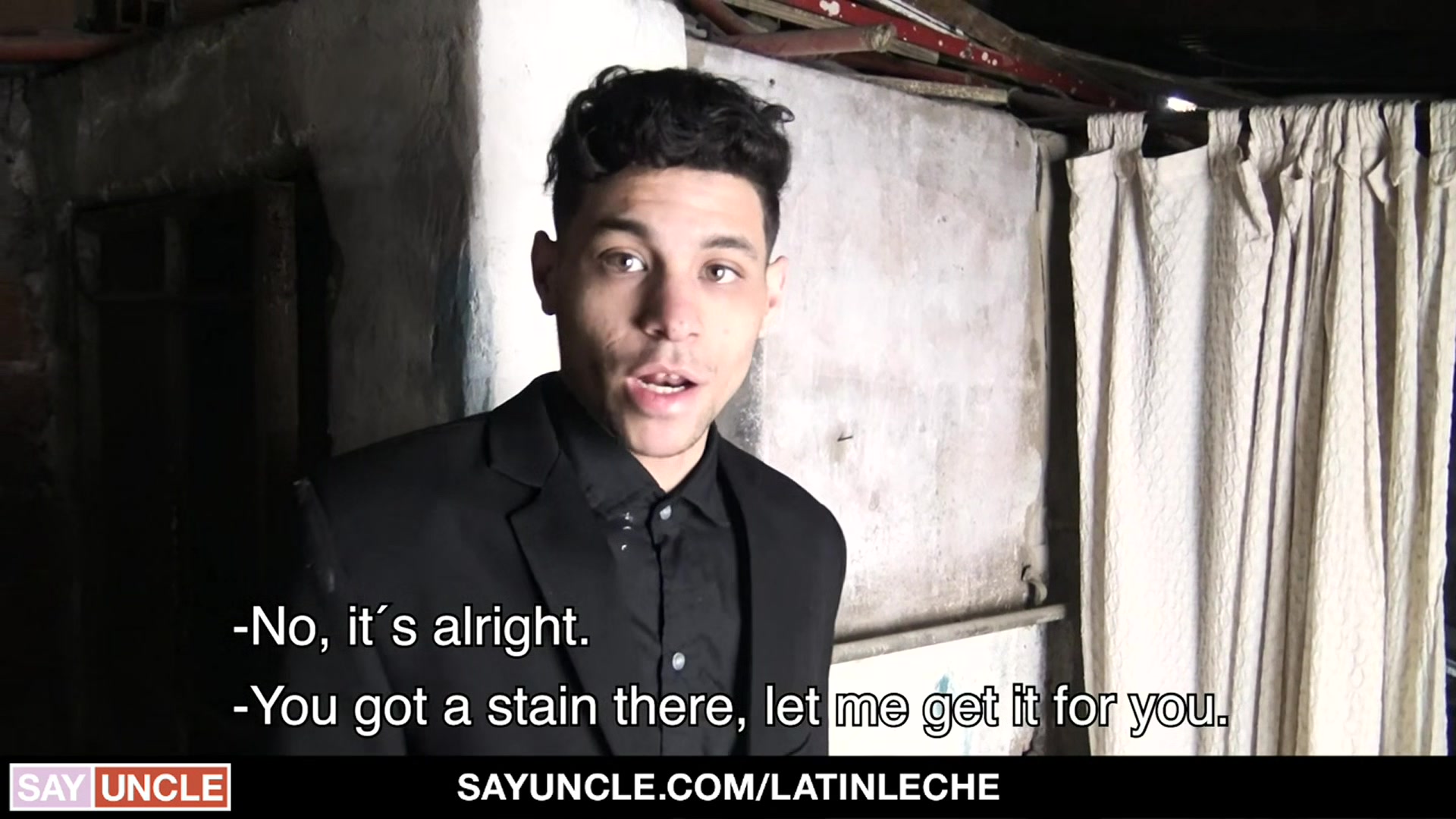 LatinLeche - Hung Latin Boy Strips And Sucks Dick