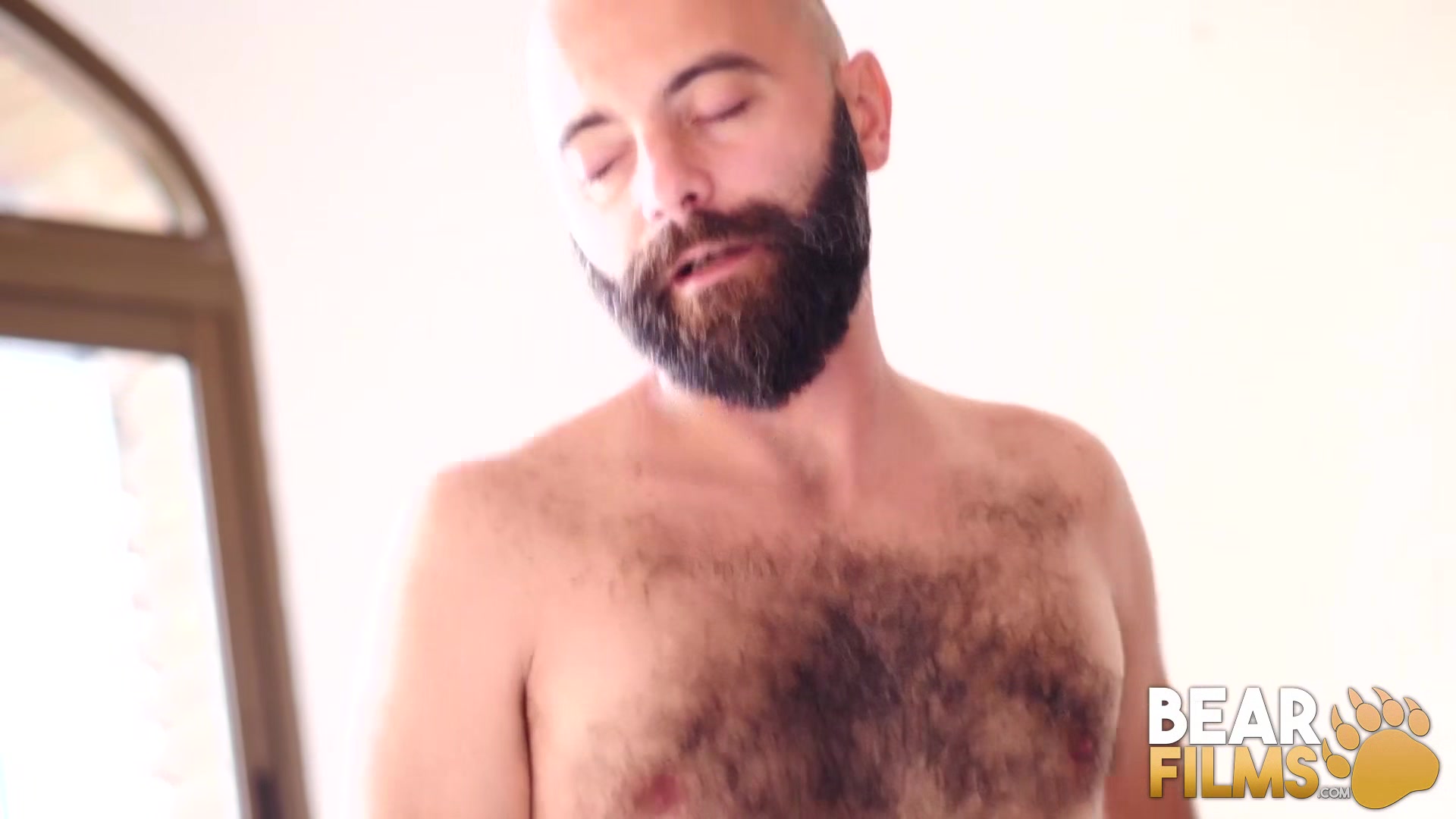 BEARFILMS Bald Cub Ale Tedesco Rides Daddys Hairy Cock