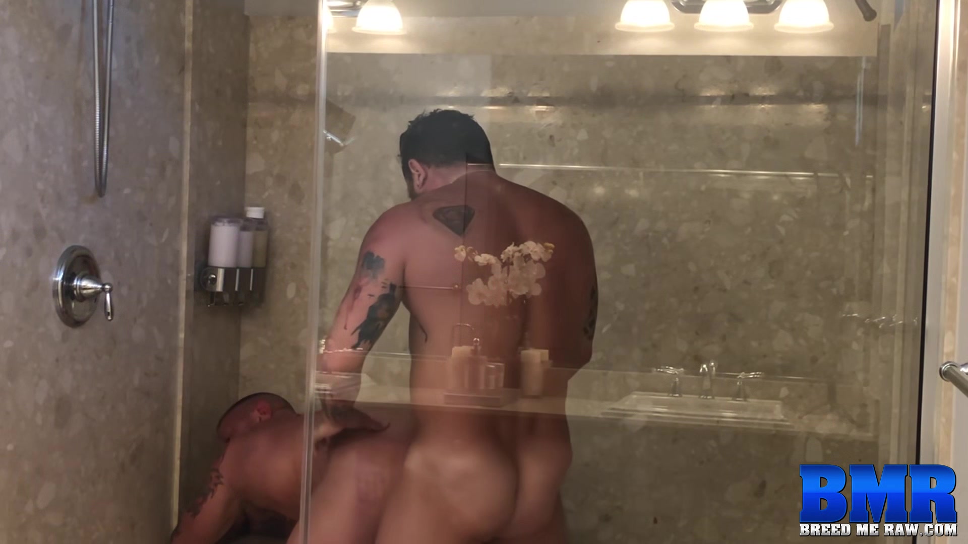 BREEDMERAW Riley Mitchel Fucks Doggystyle In Bareback Shower