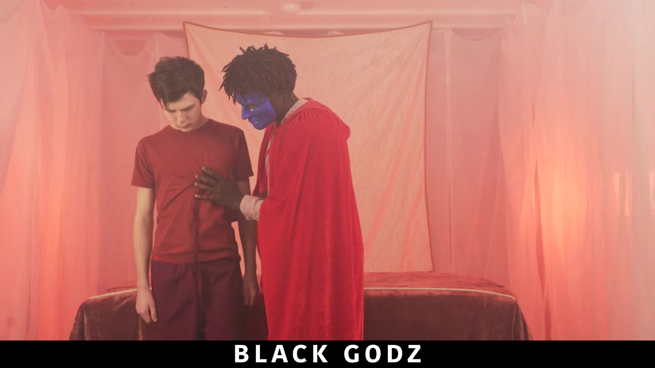 BlackGodz - White Boy Penetrated By Masked Black Hunk