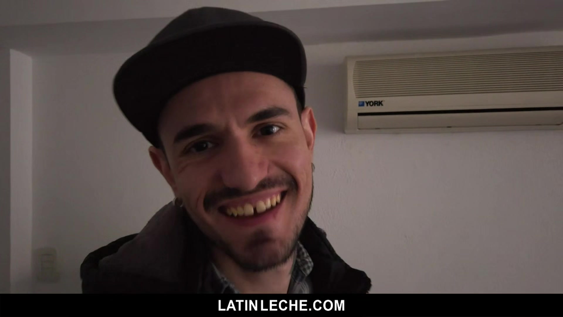 LatinLeche - Uncut Latin Takes Cock For Cash