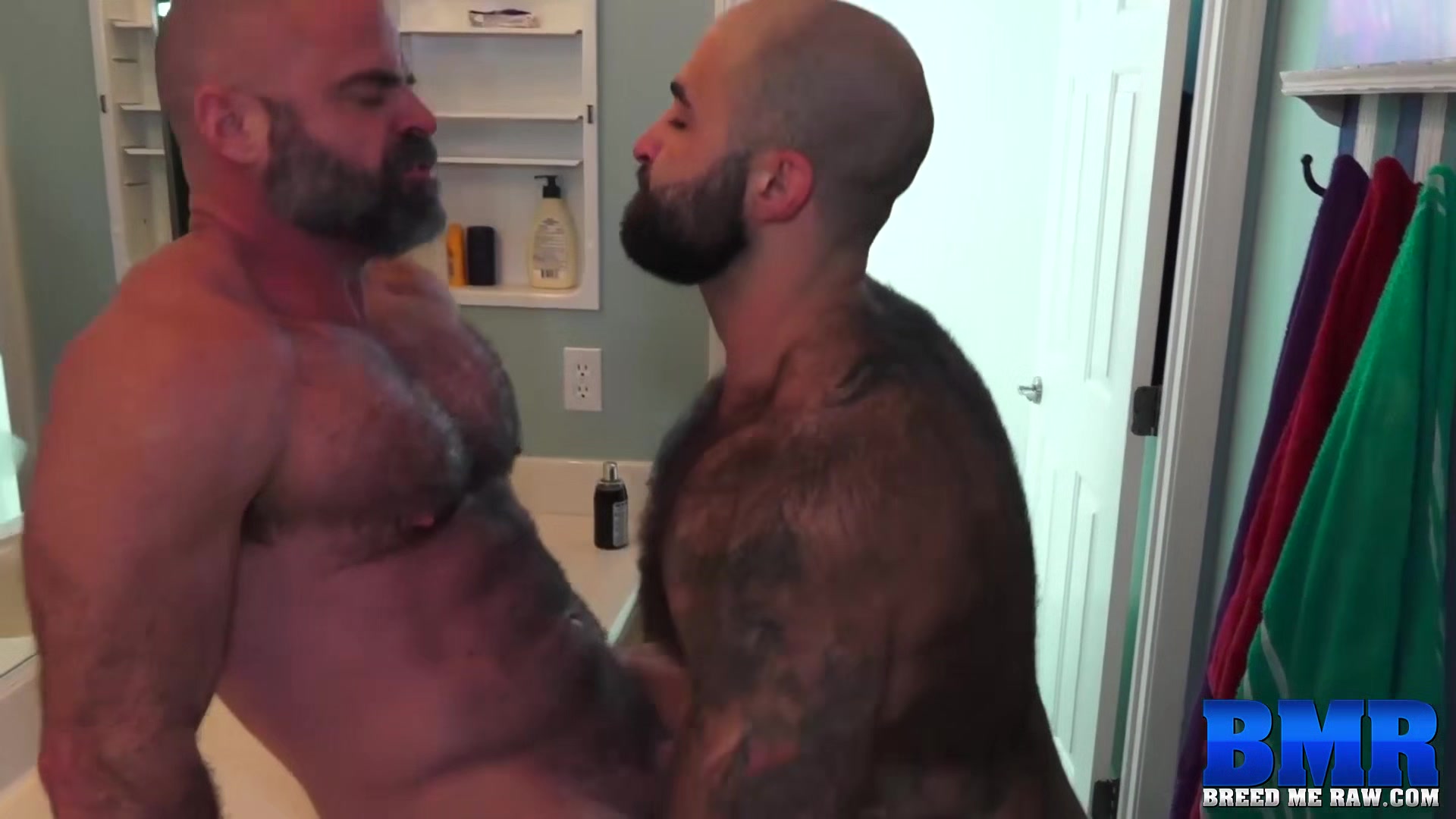 BREEDMERAW Bishop Angus Fucked Hard By Hunk After Shower