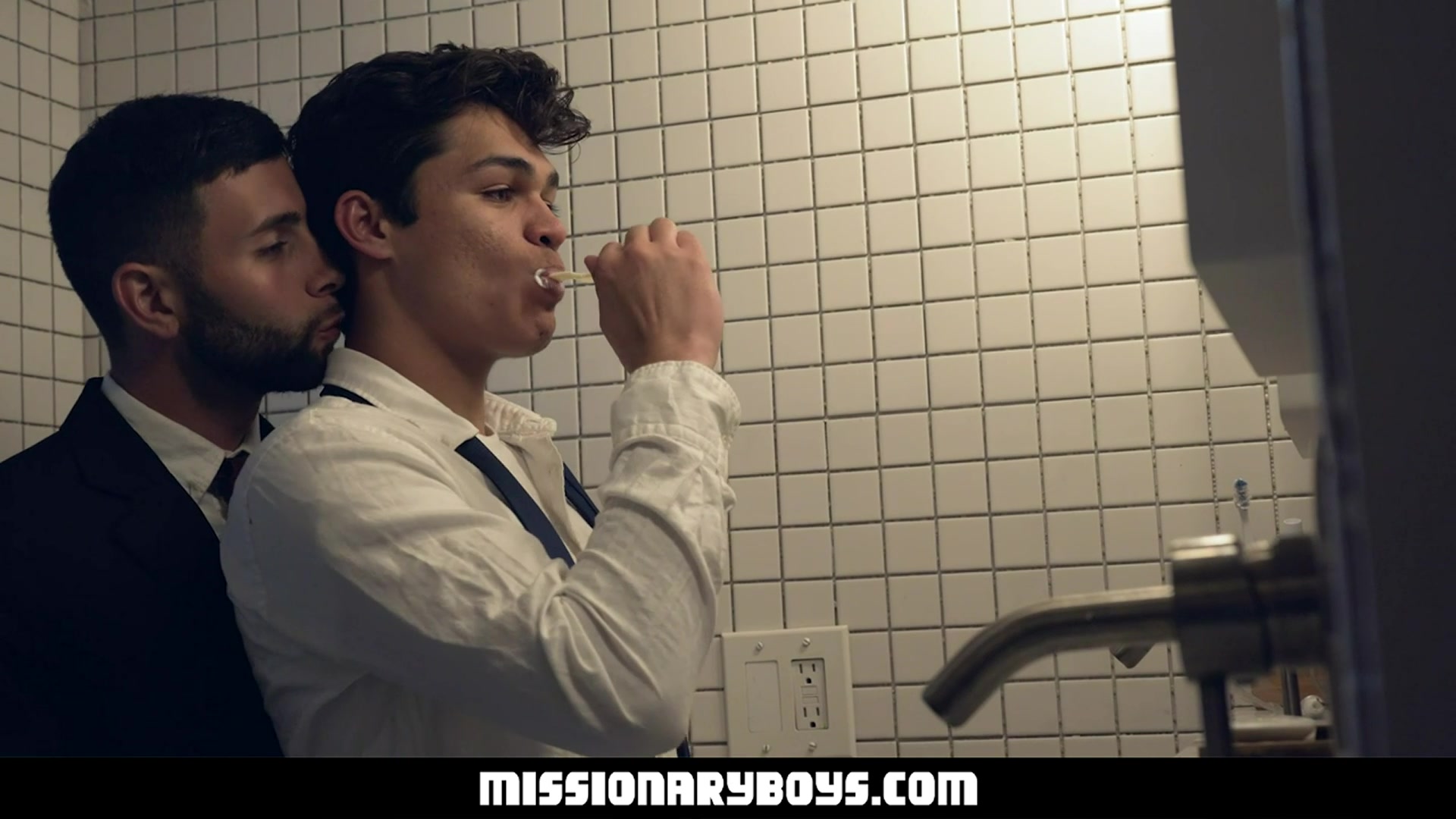Missionary Shower,Elder Argos, Elder Wolf - MissionaryBoys