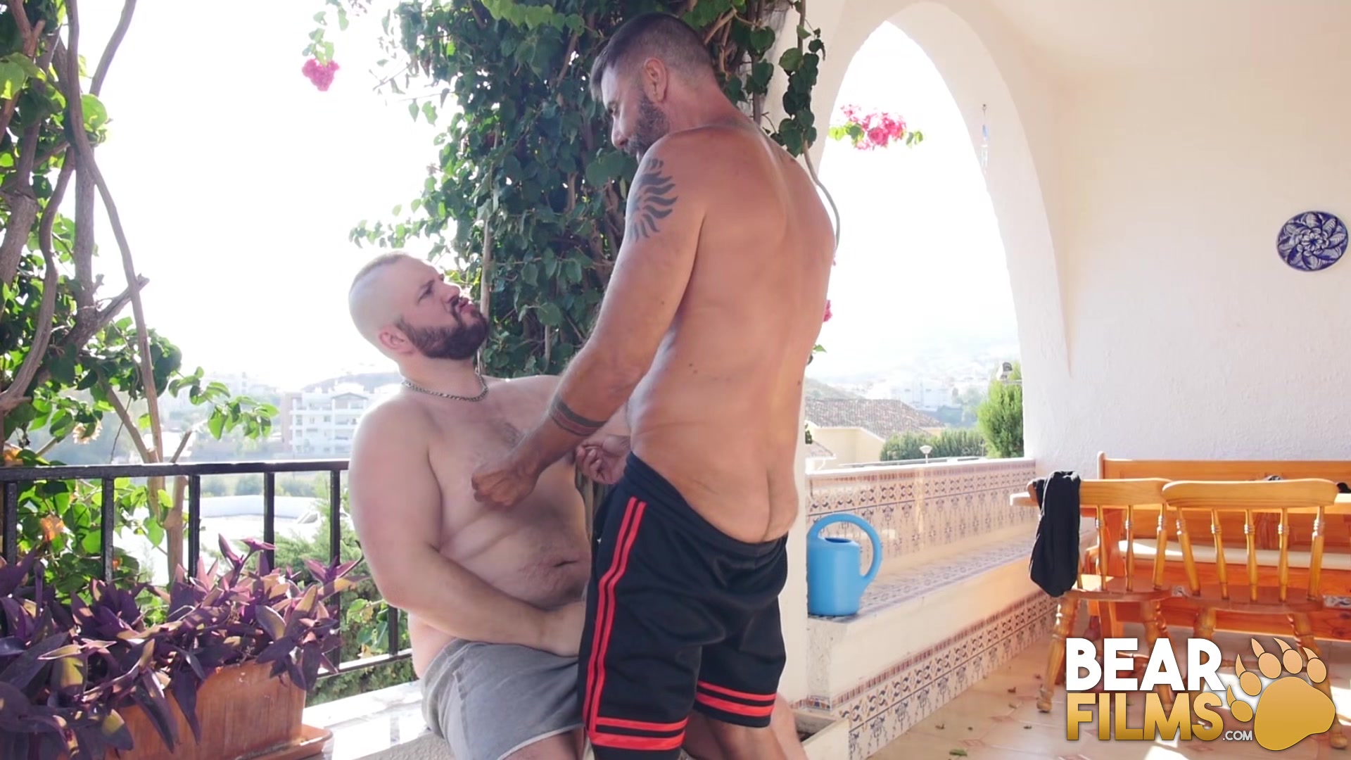 BEARFILMS Horny Cub Adam Jones Sucked Off Before Breeding