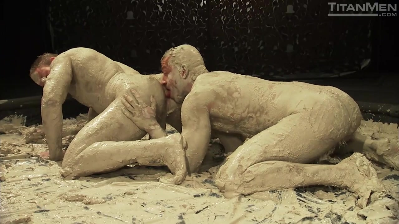Hunter Marx & Shay Michaels in Mud Wrestling: Shay Michaels And Hunter Marx - KinkMen