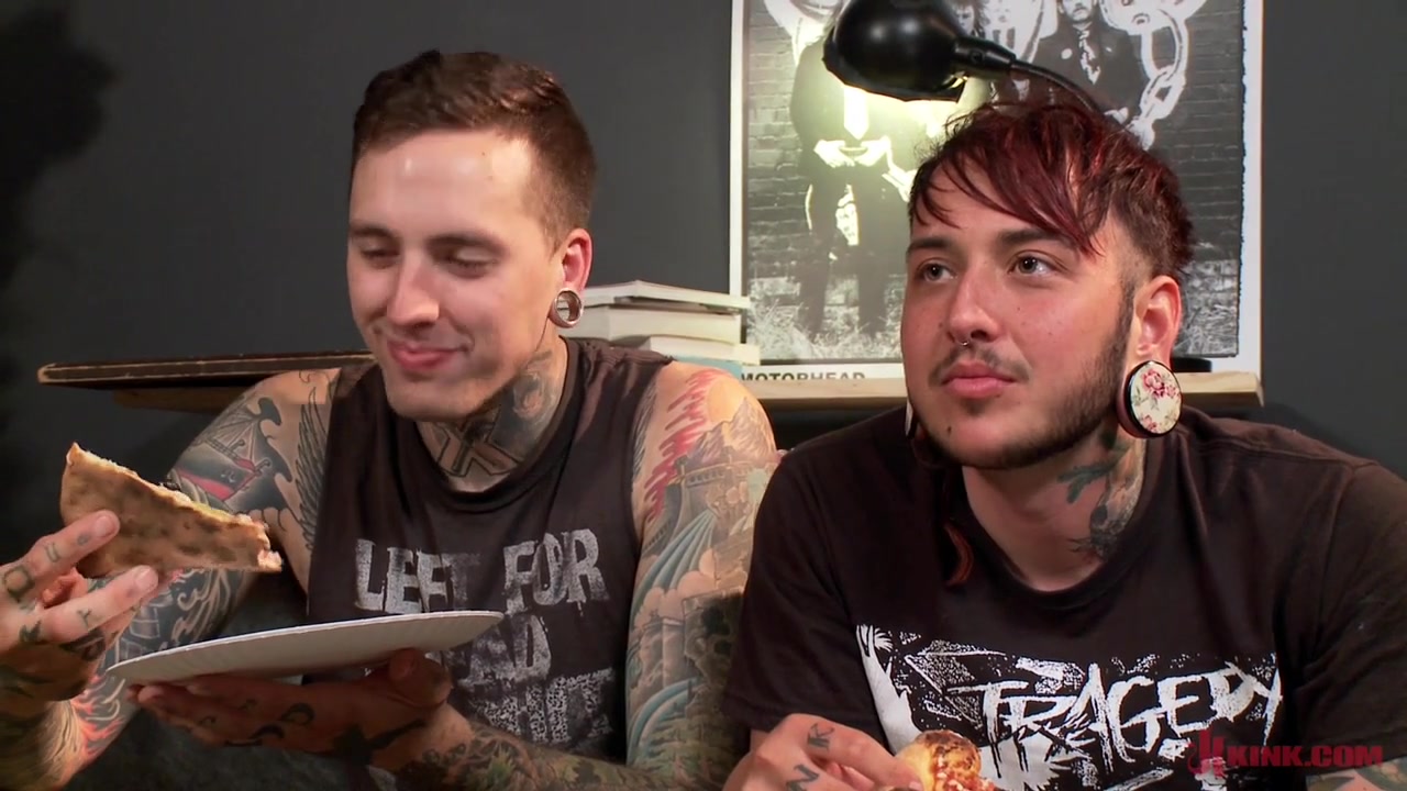 Memphis Bradley & Israel Oka in Tattooed Punk Boys Wrestle For The Fuck - KinkMen